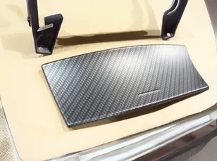Carbon fibre finish part