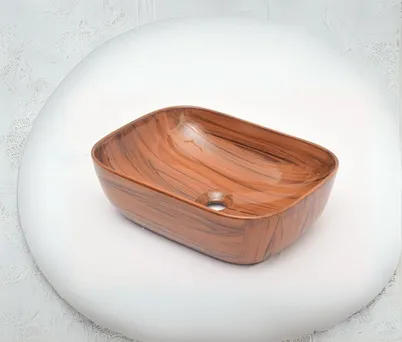 Basin – copper wood – hydrographic printing by RR Hydroxx