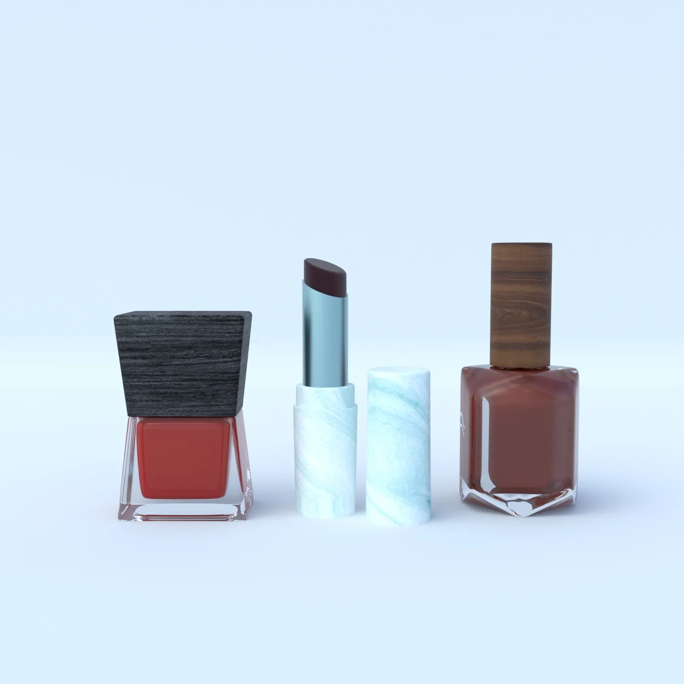 Cosmetics set – hydrographic printing by RR Hydroxx
