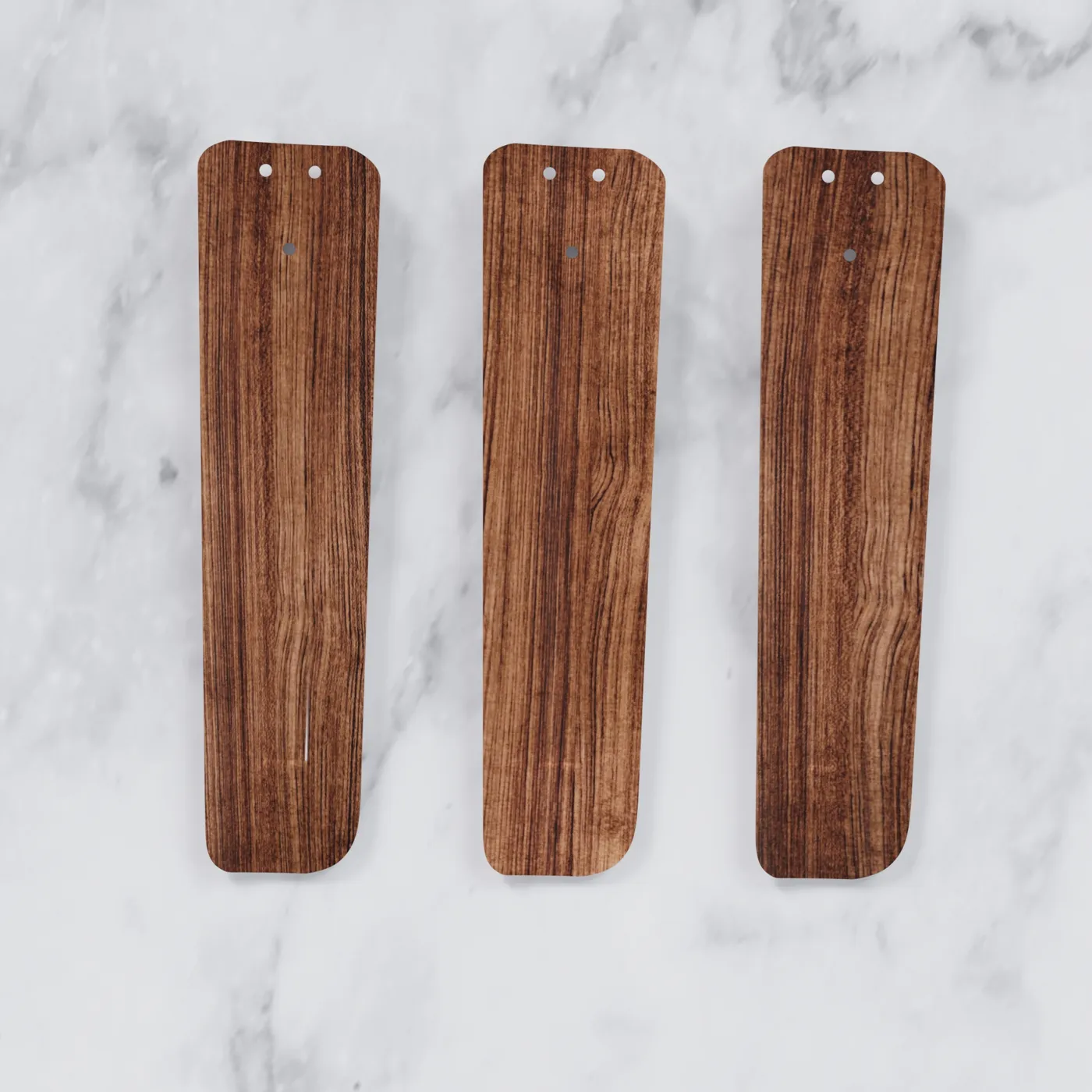 Wood-grain fan blades – hydrographic printing by RR Hydroxx