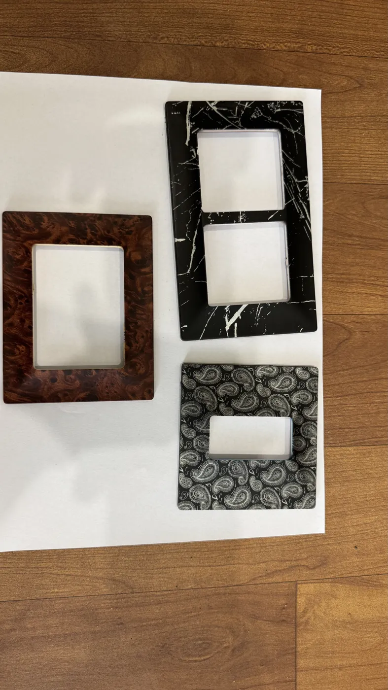 Switch plates – hydrographic printing by RR Hydroxx