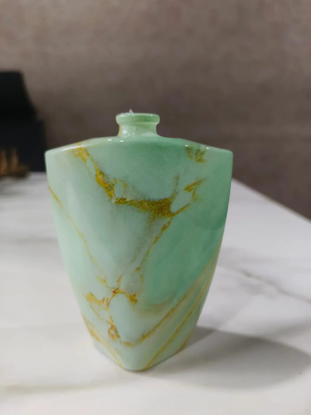 Aqua marble bottle – hydrographic printing by RR Hydroxx