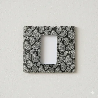 Snake-skin switch plate – hydrographic printing by RR Hydroxx